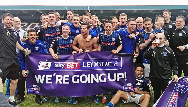 Rochdale promoted from League Two