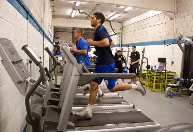 Day 1 - Danny Kearns & NKP on treadmill