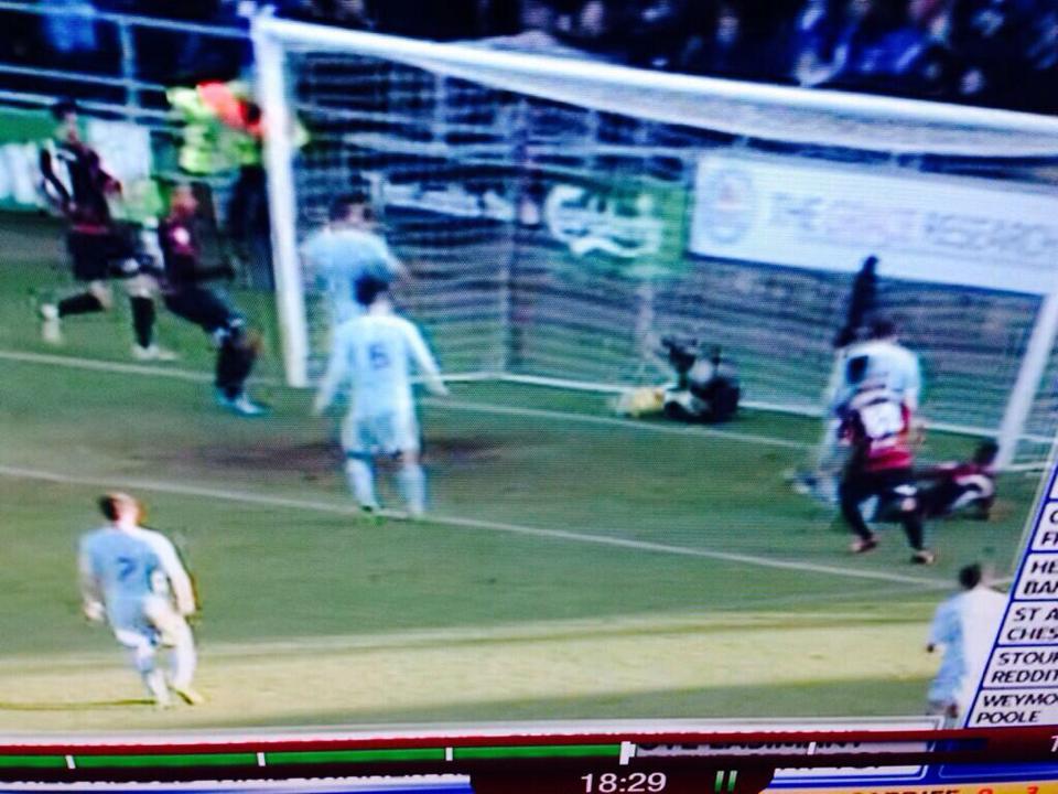 The goal the officials missed