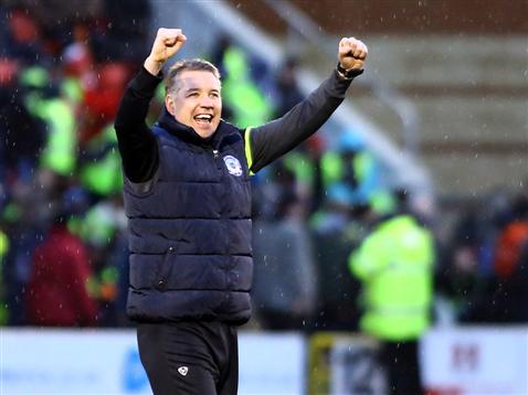 Darren Ferguson celebrates late winner v Leyton Orient
